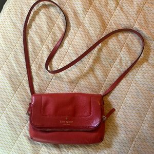 Kate Spade crossbody red purse
